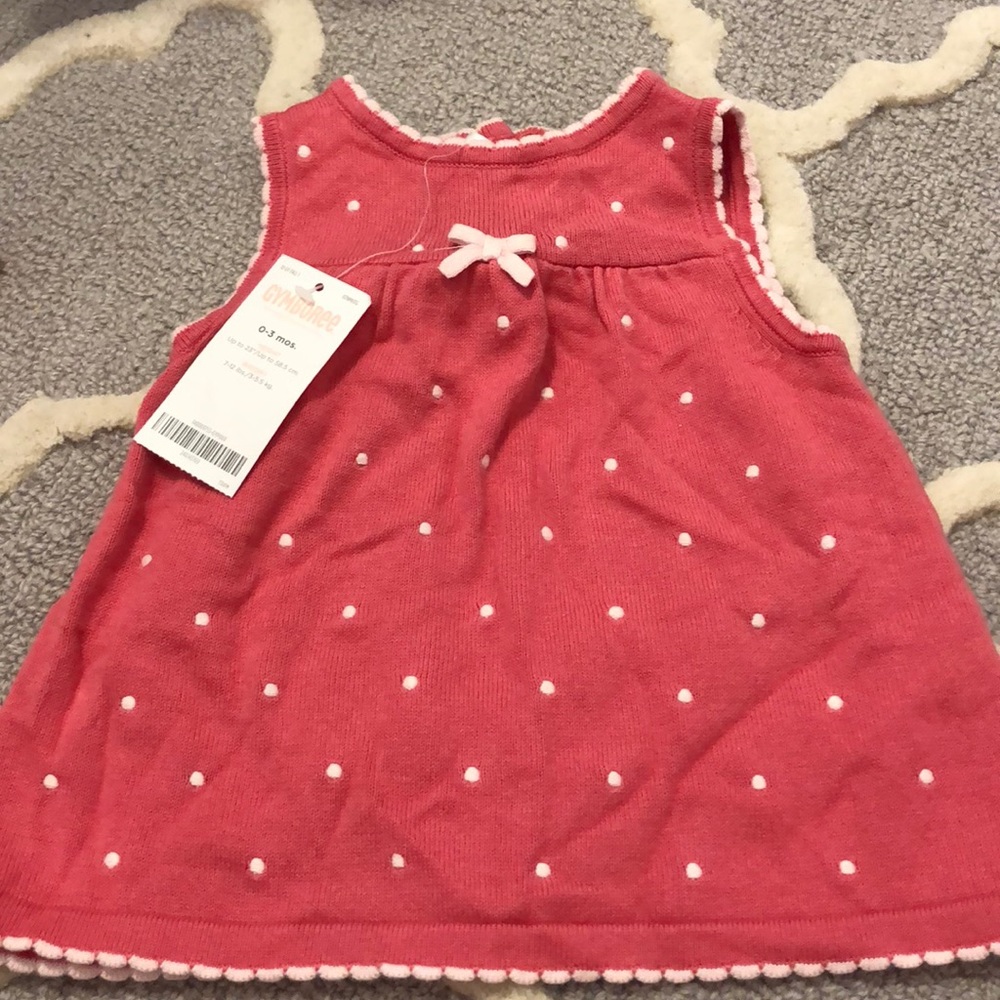 Gymboree sweater dress with cardigan